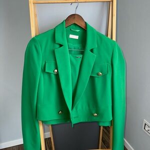 Liu Jo Green Women's Cropped Blazer AND Skirt SET